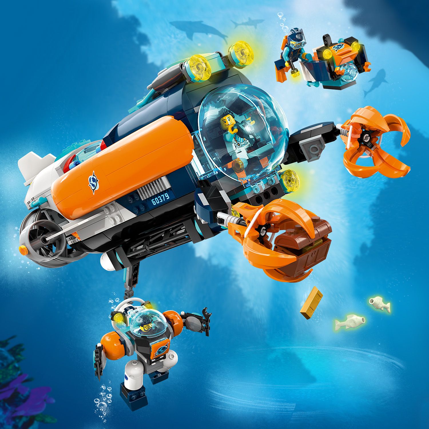LEGO City 60379 - Deep-Sea Explorer Submarine ( 2023 ) | Shopee Malaysia