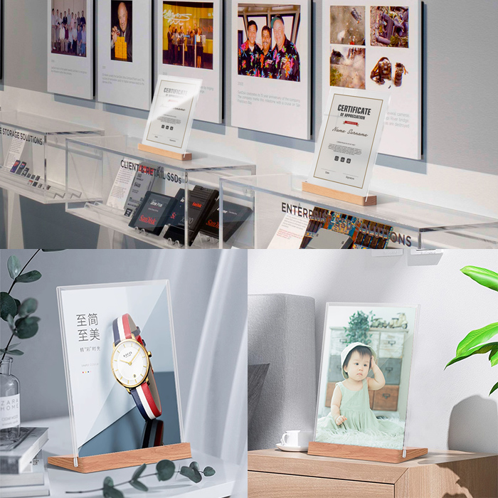 Frambie DESKA Acrylic Frame | Acrylic Standing Frame Display For ...