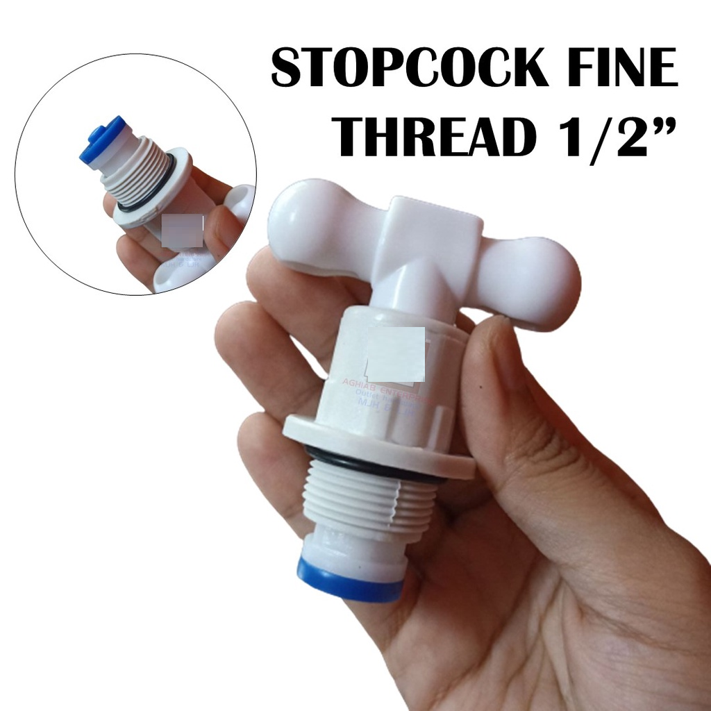 Watertec Top Assembly for Half Inch Stopcock - Fine Thread UPVC ...