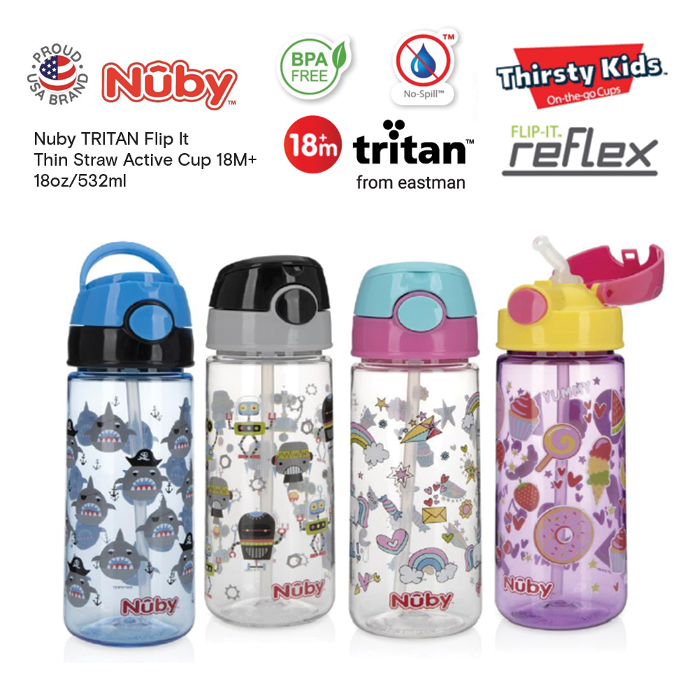 Nuby Super Quench Water Bottle Holiday, 540ml, 18+Months – Tots Shoppe Kenya