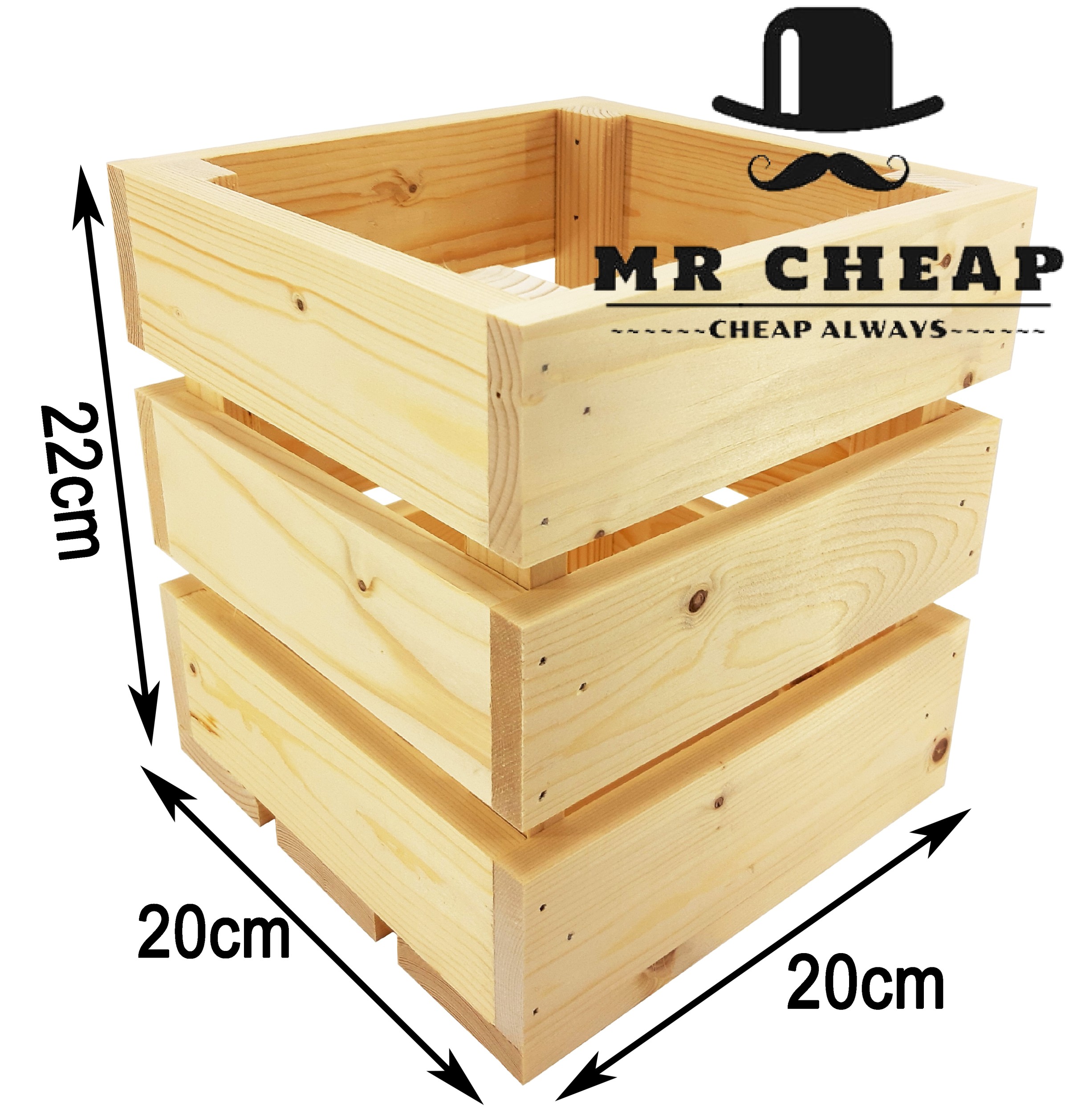 (Hot)Pine Wood Box Wooden Crate Storage Container/Wooden Storage Box ...