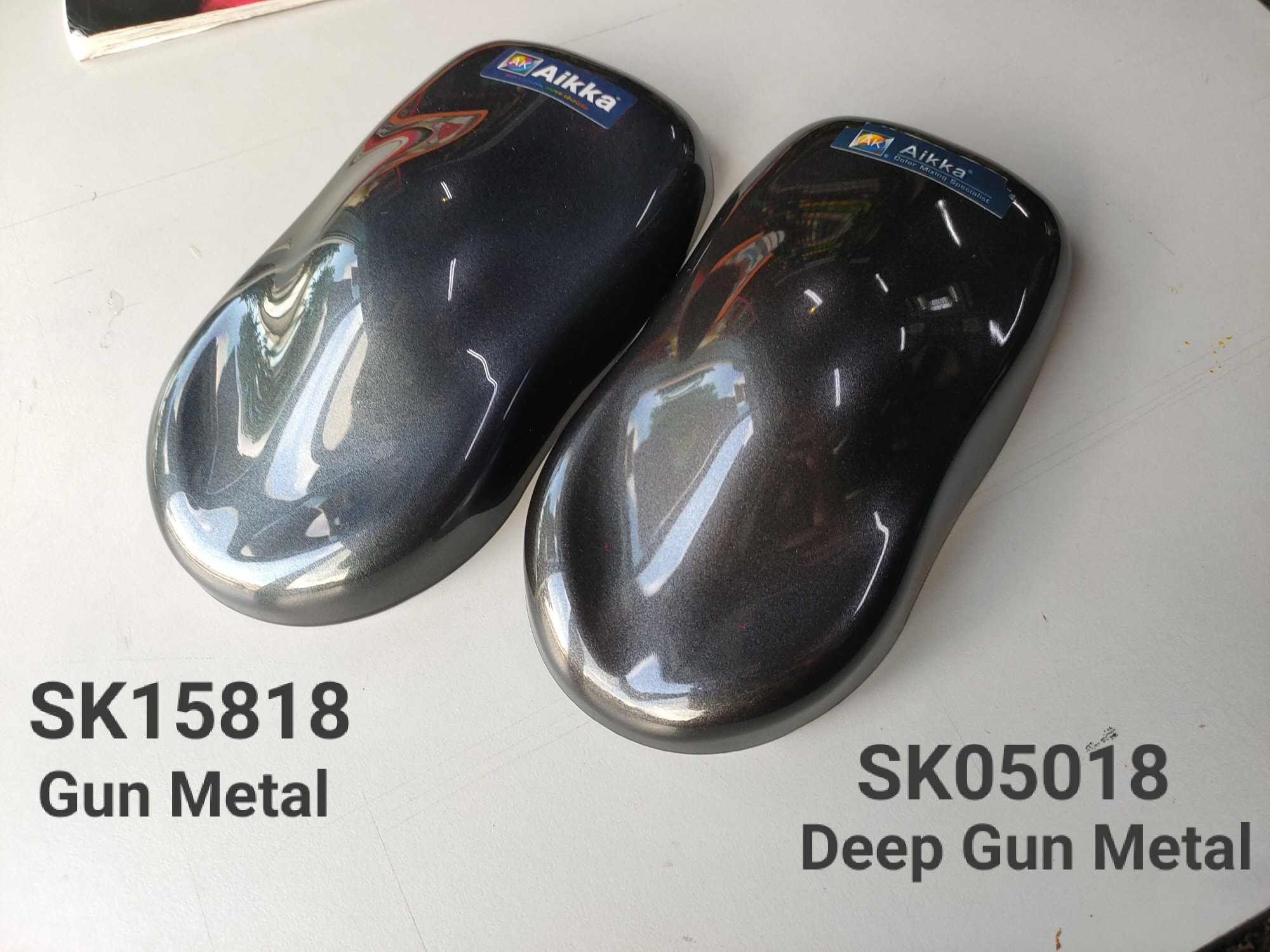 AIKKA SK05018 Deep Gun Metal | Supreme Metallic Colour Automotive 2K ...