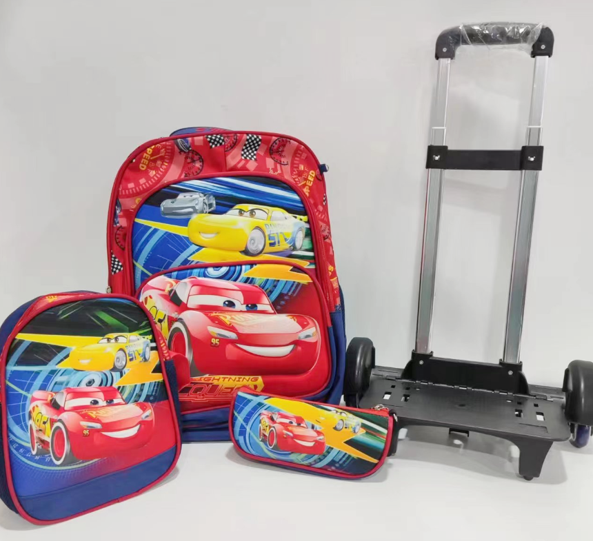 46cm Inch 3 in 1 Cartoon School Backpack Kids Waterproof Bagpack ...