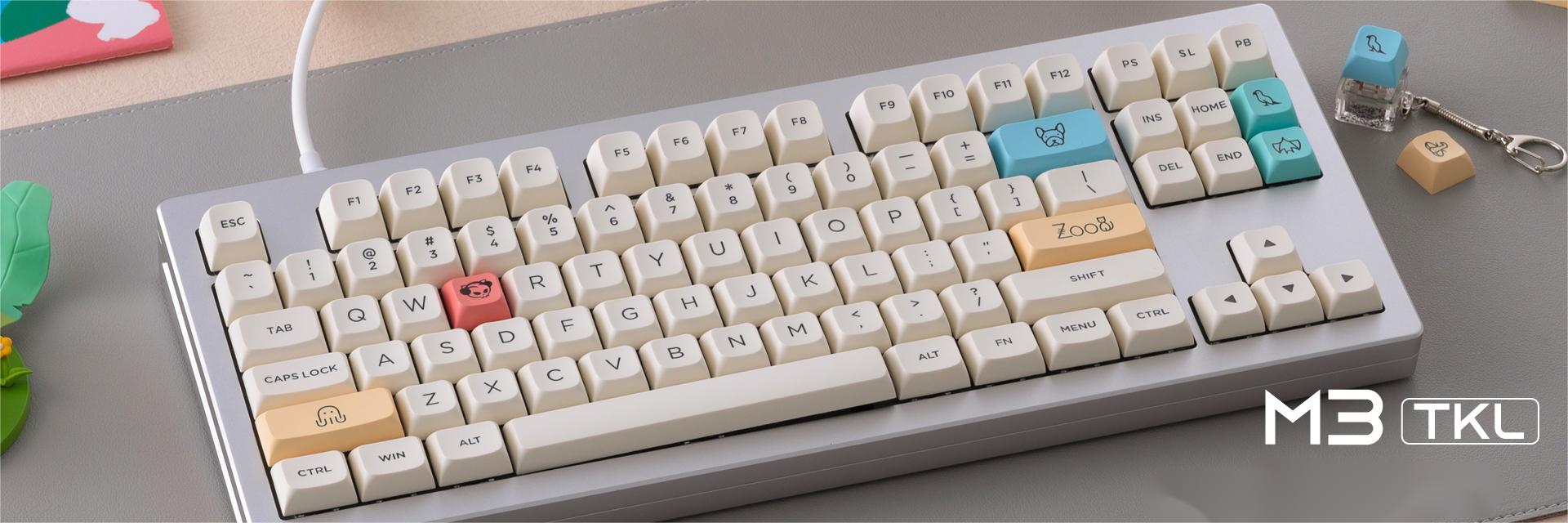 MONSGEEK M3 TKL Tenkeyless 87-Key CNC Aluminum Barebone DIY Keyboard ...