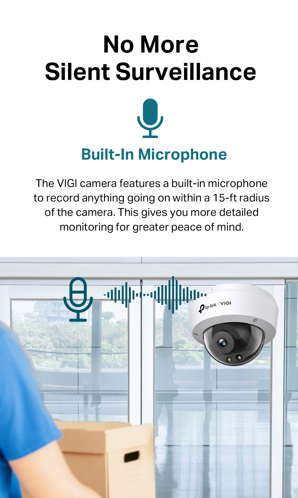 TP-Link VIGI C250 5MP CCTV Full-Color Dome Wired IK10 Vandal-Proof IP67 ...