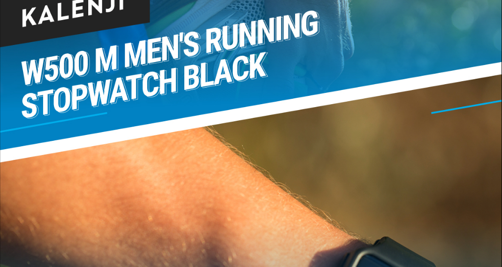 Decathlon Kalenji Running Stopwatch Men Waterproof & Customizable