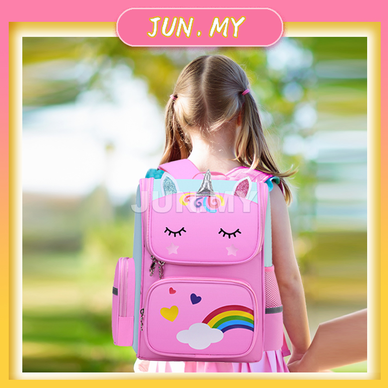 Unicorn Bag For Girl Beg Sekolah Perempuan Murah Bagpack Children ...