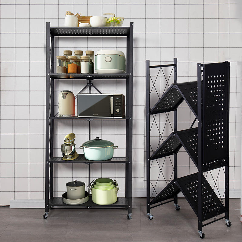 𝐍𝐎 𝐍𝐄𝐄𝐃 𝐈𝐍𝐒𝐓𝐀𝐋𝐋 Foldable DIY Storage Rack Multi Layer Home Kitchen ...