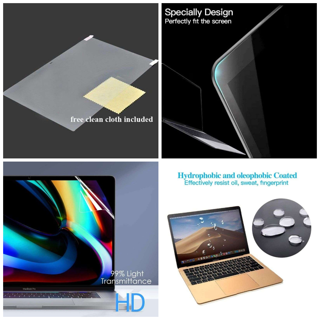 Laptop Screen / Touchpad Protector for MacBook Pro Air 13 14 16 M5 M4 ...