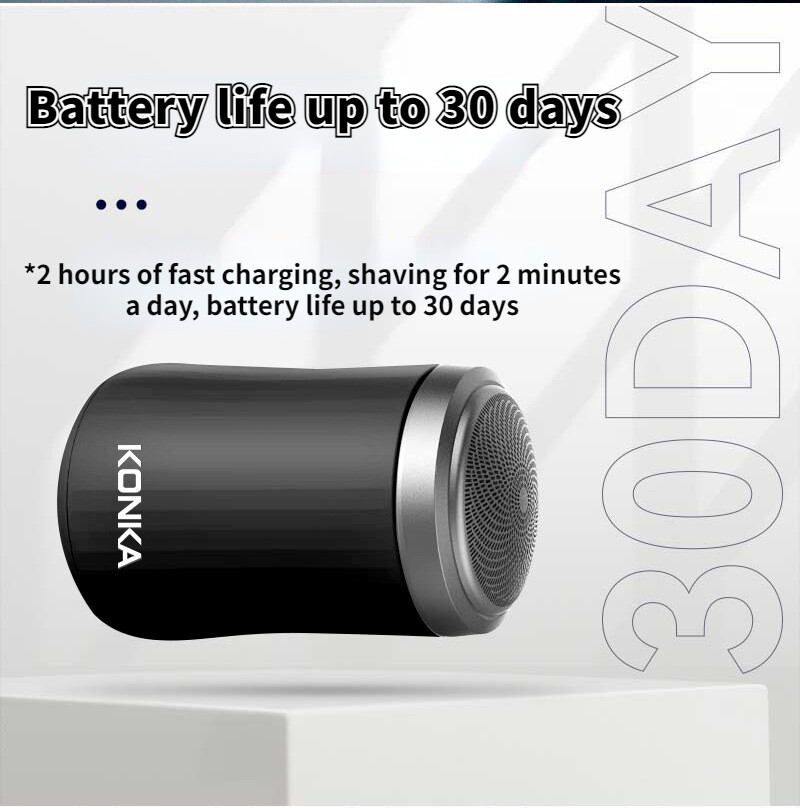【Konka】Electric Shaver Mini Shaver Portable Beard Trimmer for Men ...