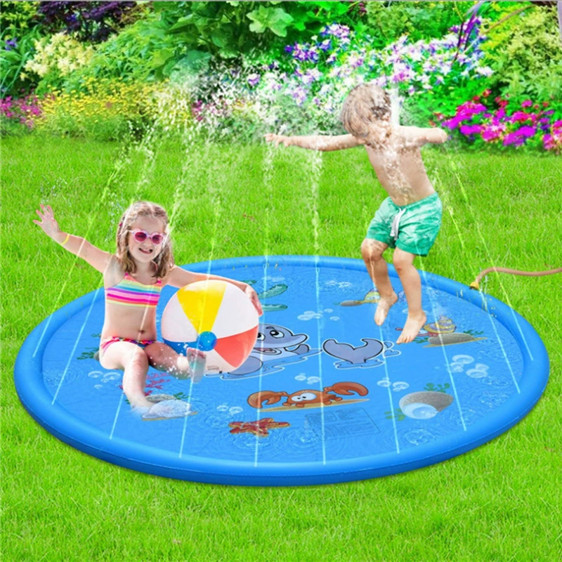 Splash Pool 170cm / 100cm Fountain Pad sprinkle Water Splash Play Mat ...