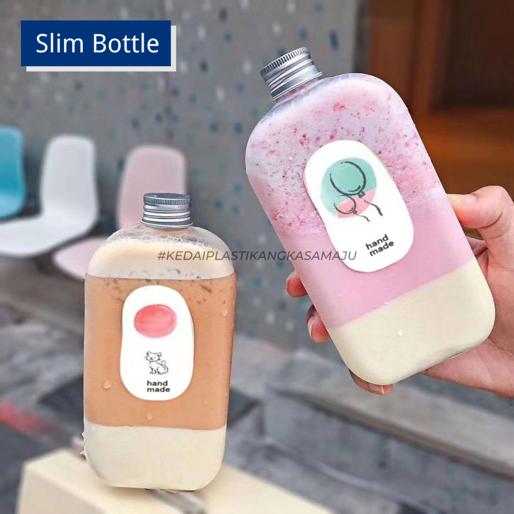 【Bundle】Botol Plastik (250ml, 350ml, 500ml) - Flat Bottle, Botol Coffee ...
