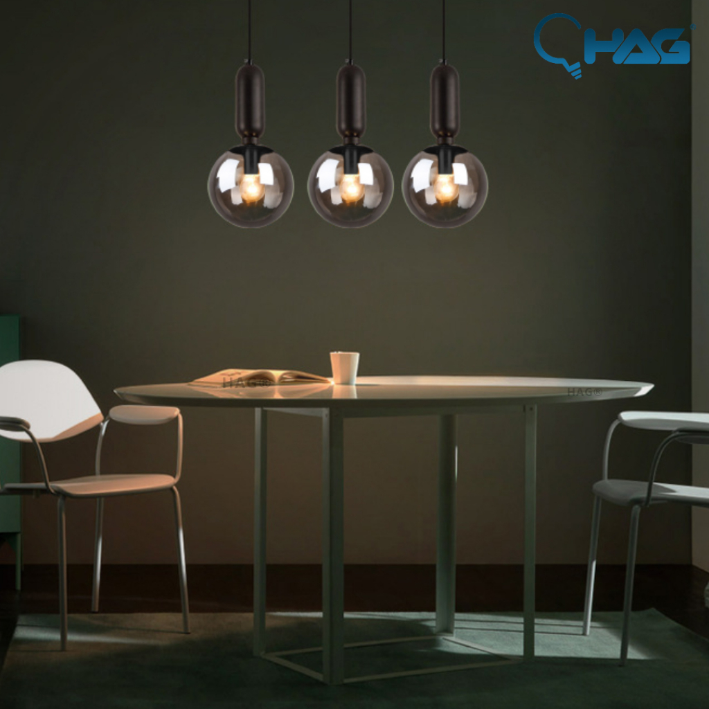 HAG® Designer Pendant Light DPL-H06 Iron Glass (E27) | Shopee Malaysia