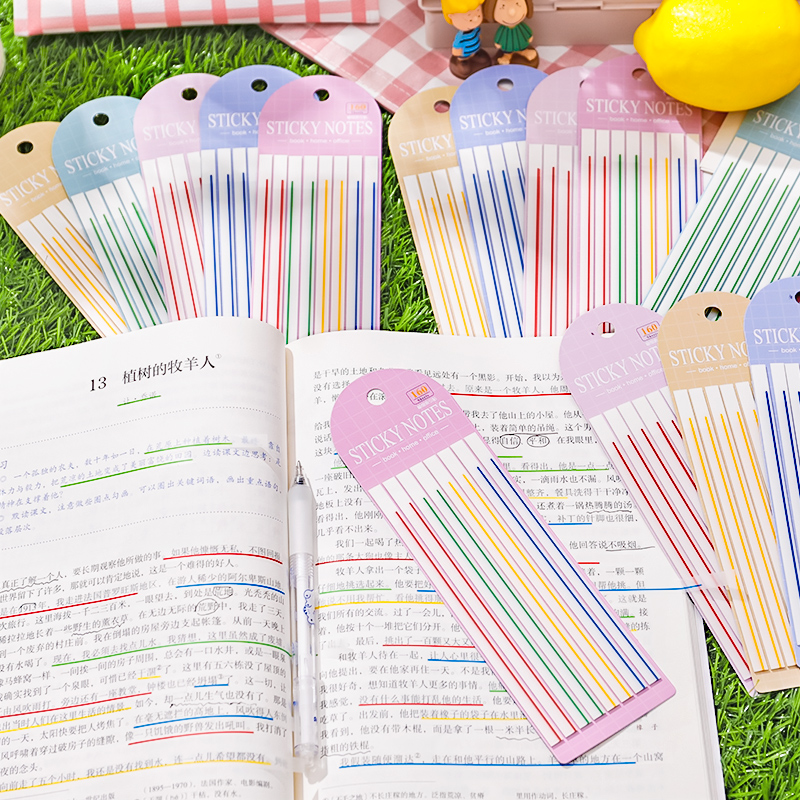 Points Highlights Lines Thin Strips PET Index Stickers Transparent ...
