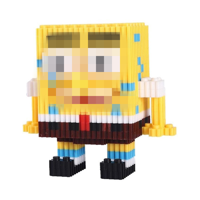 Wenbo Cartoon Characters Nano Block Micro Mini Block Cartoon Cute Hero ...