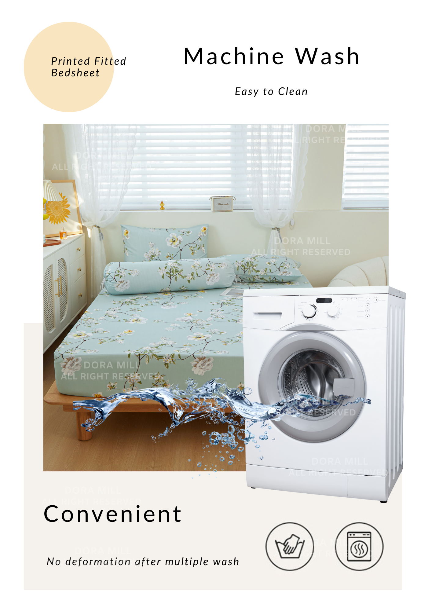 Choice] 4in1 2in1 Queen King Single Bedsheet Set Cadar Murah