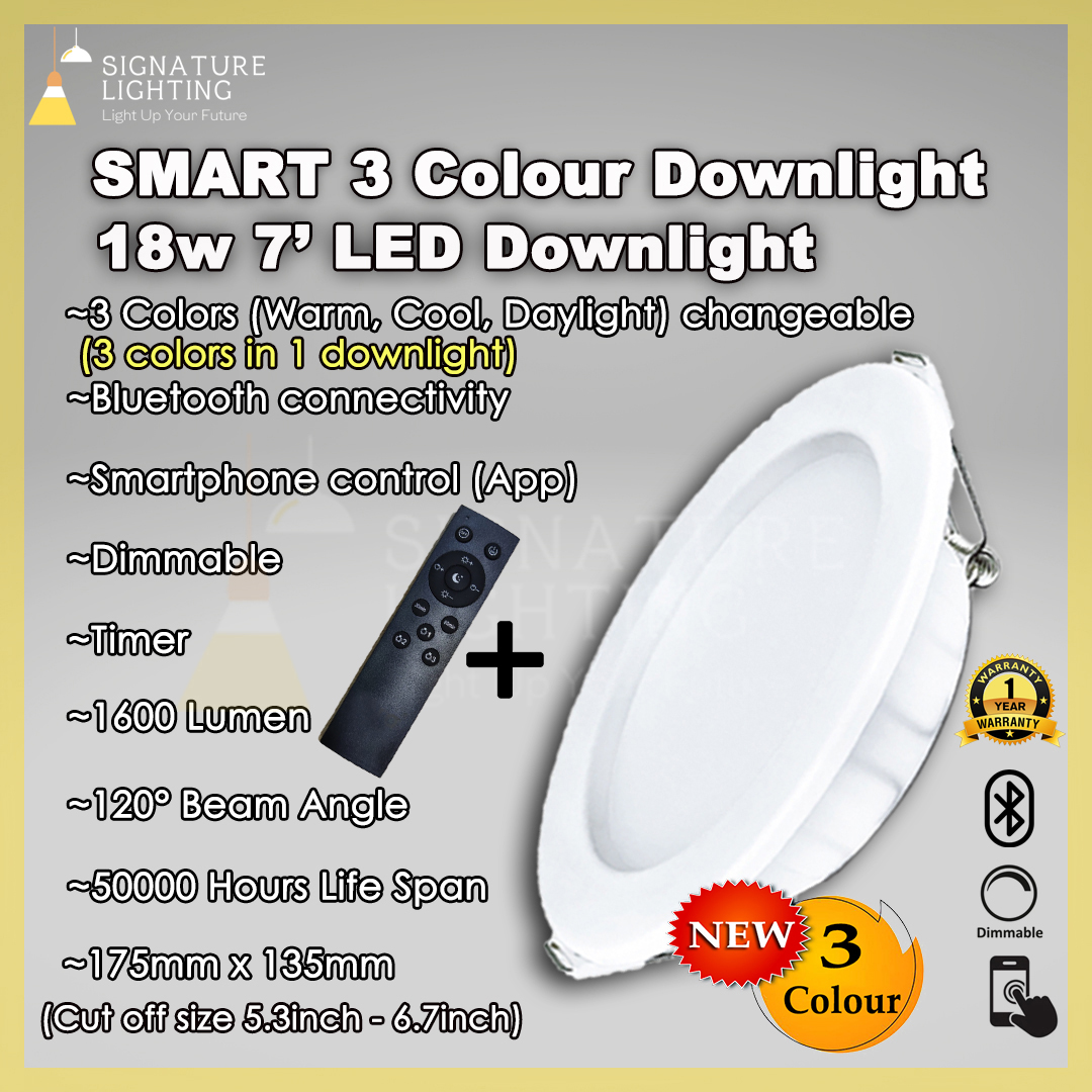 LED Multicolor Downlighter with App Control