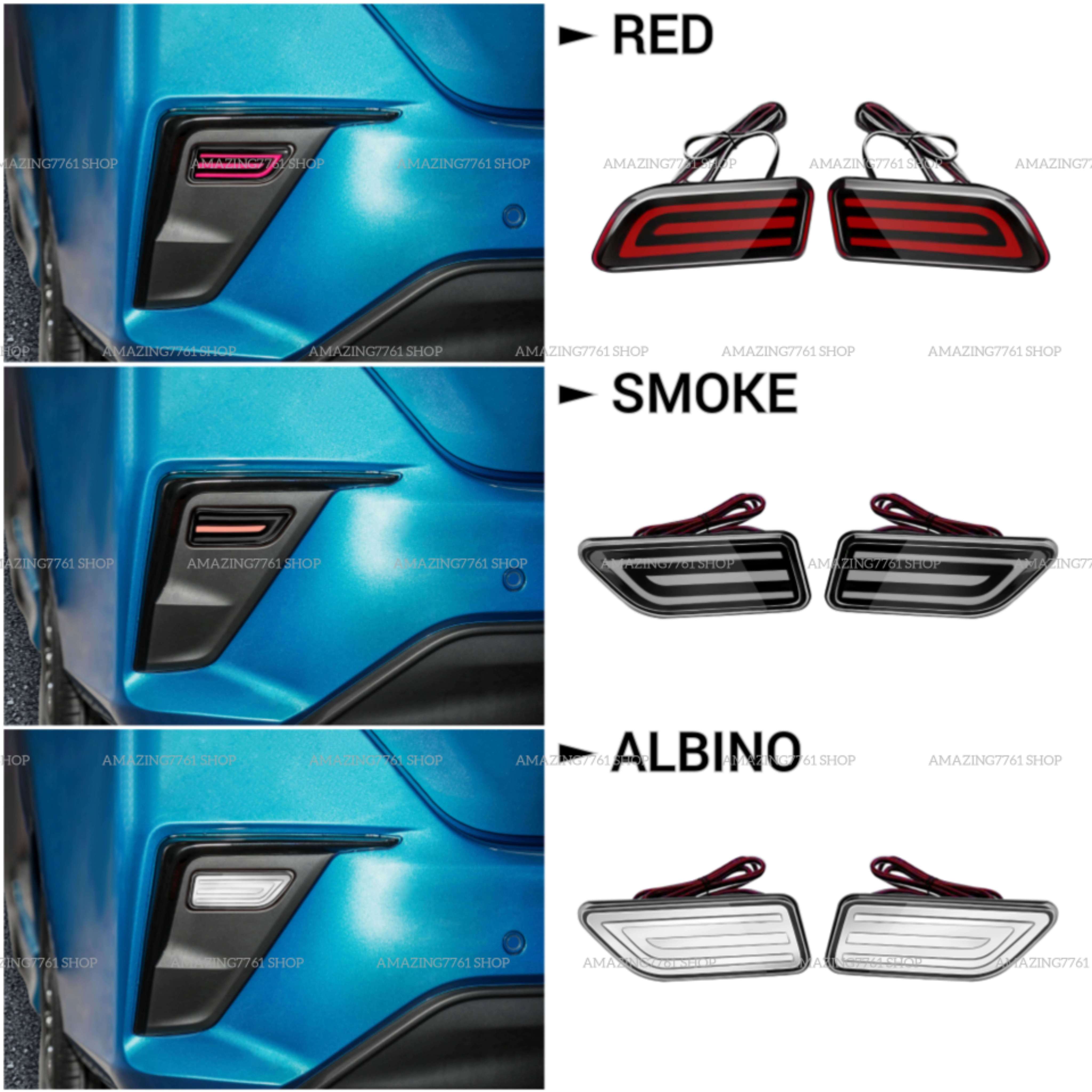 AMAZING PERODUA BEZZA 3IN1 FUNCTION CAR REAR BUMPER REFLECTOR LED LIGHT ...