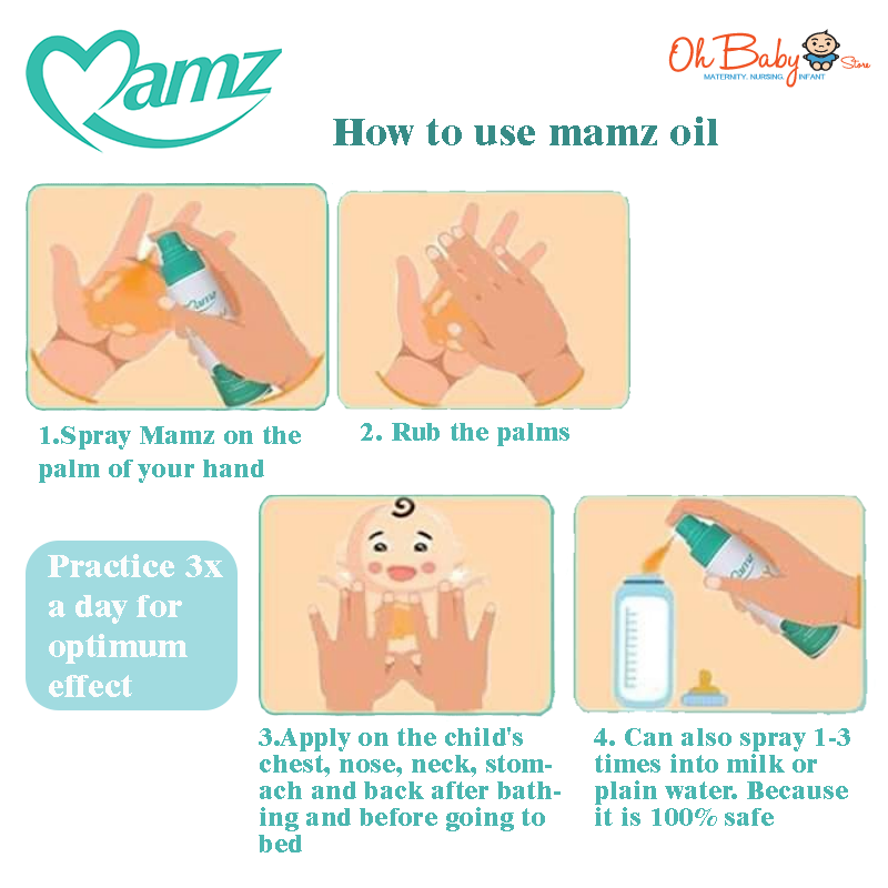 Mamz Baby Oil (60ml) | Shopee Malaysia