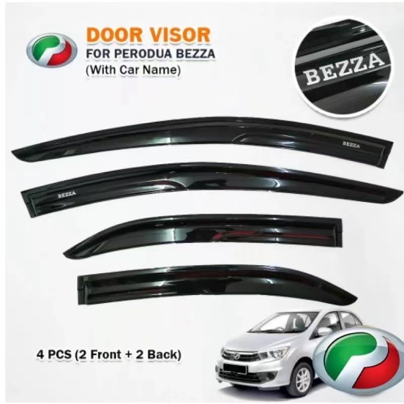 Perodua Bezza 2013-2025 Mugen / Normal (Big & Small ) Door Visor Air ...