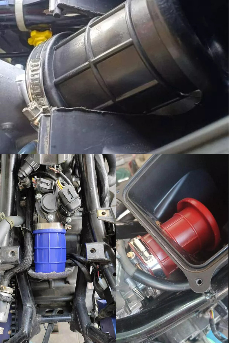 KINGDRAG UNIVERSAL THROTTLE BODY AIR HOSE TRUMPET TROMPET VELOCITY ...