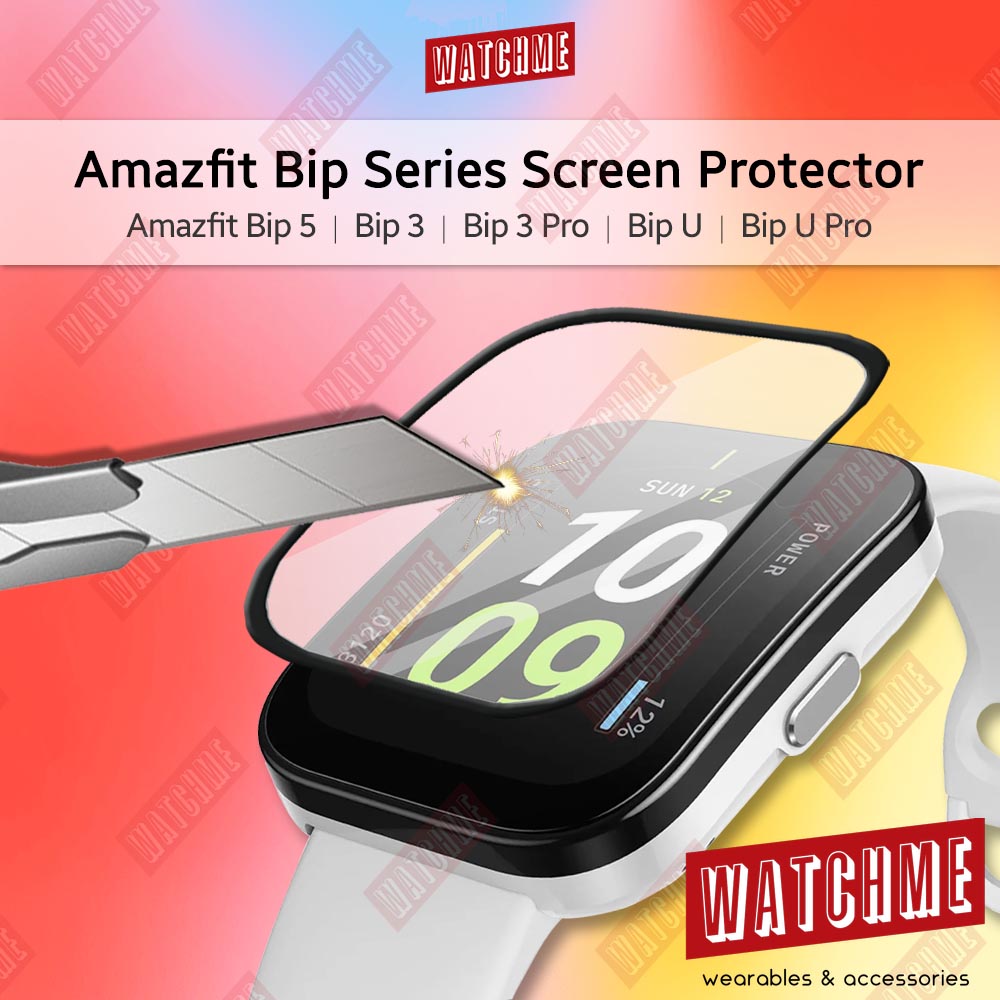 Amazfit Bip 3 Pro PMMA Full Coverage Screen Protector