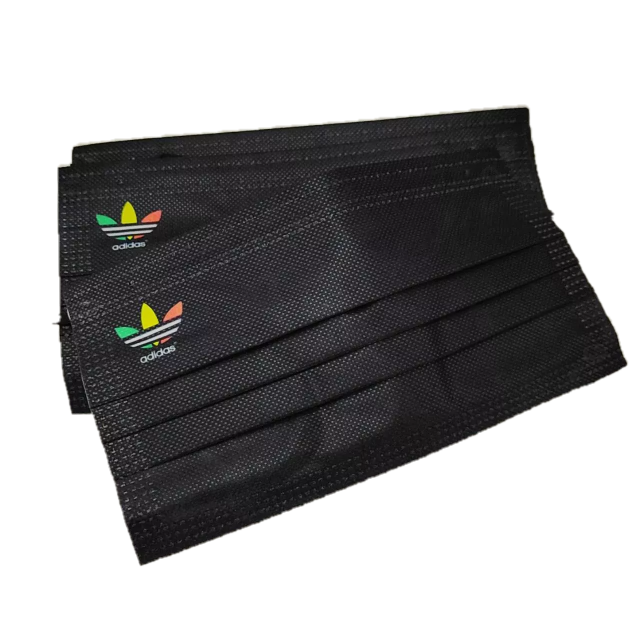 Face Mask Hitam 50pcs 3PLY Earloop Disposable Black Mask Adult White ...