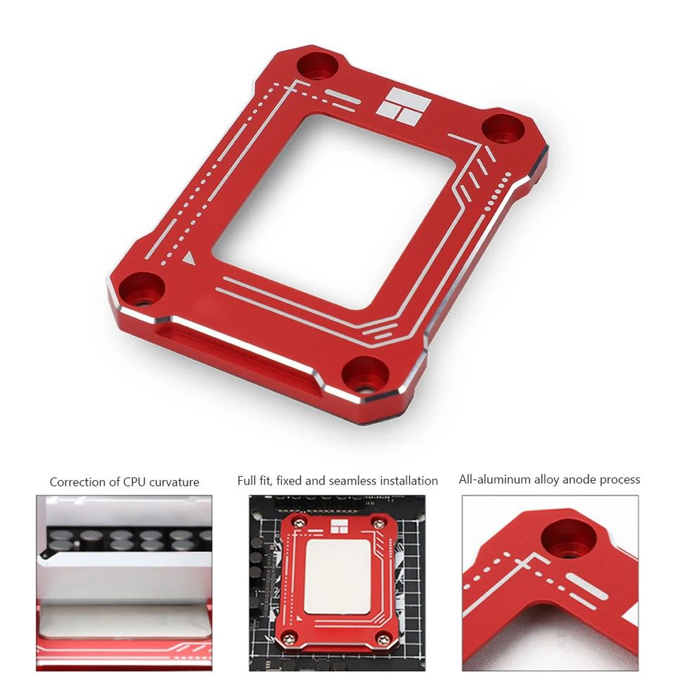 Thermalright Lga1700 Bcf Bluegrayredblack And Amd Asf Am5 Cpu Bending Corrector Frame With 1x 3281