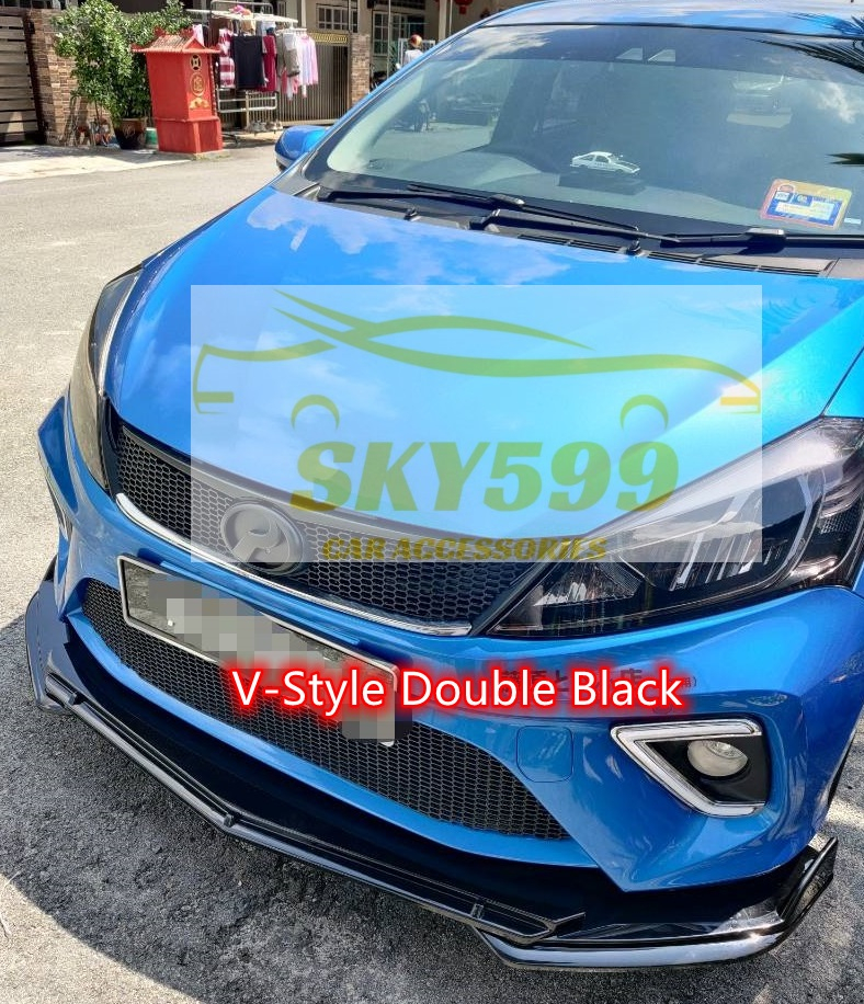 Perodua Myvi 20182021 Front Bumper Diffuser Lip Wrap Angle Splitters