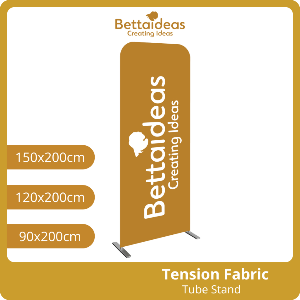 BETTAIDEAS Tension Fabric Tube Stand Exhibition Booth Setup ...