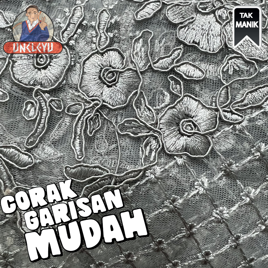 Renda Border Baju Lace | Warna Solid & Corak Bunga Mudah | Pelbagai ...