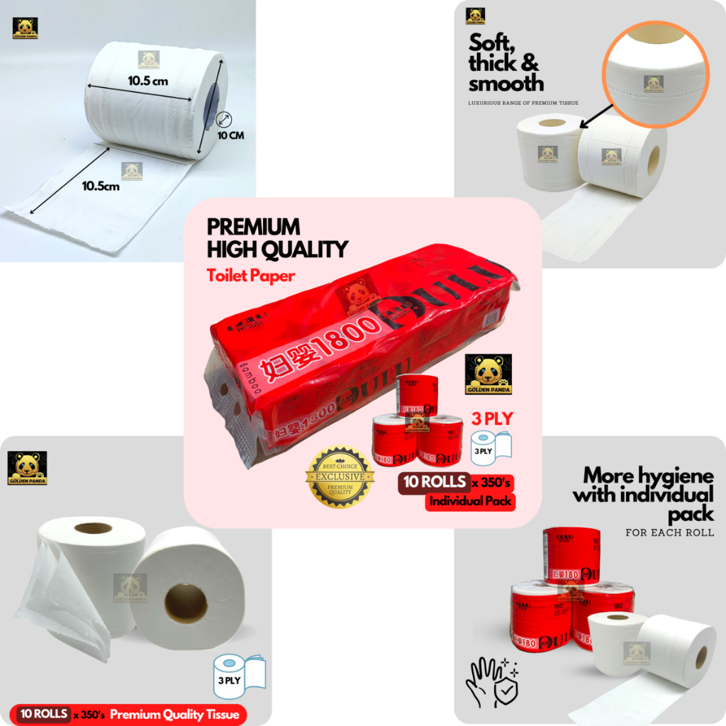 Premium High Quality Toilet Tissue Roll / Hotel Grade Tissue Toilet