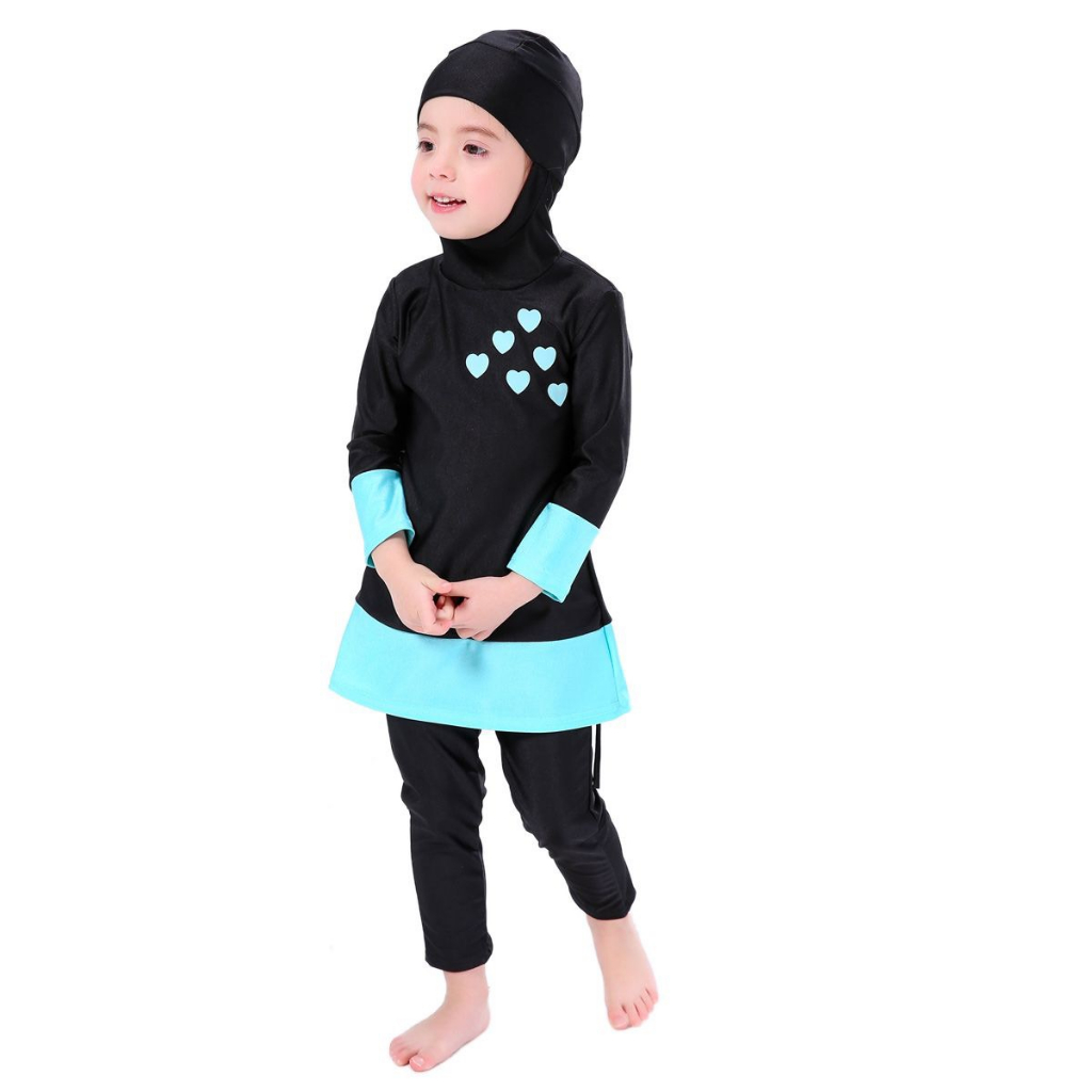 [#79] PENANG READY STOCK Kids Girl Muslimah Muslim Swimsuit Swimwear ...