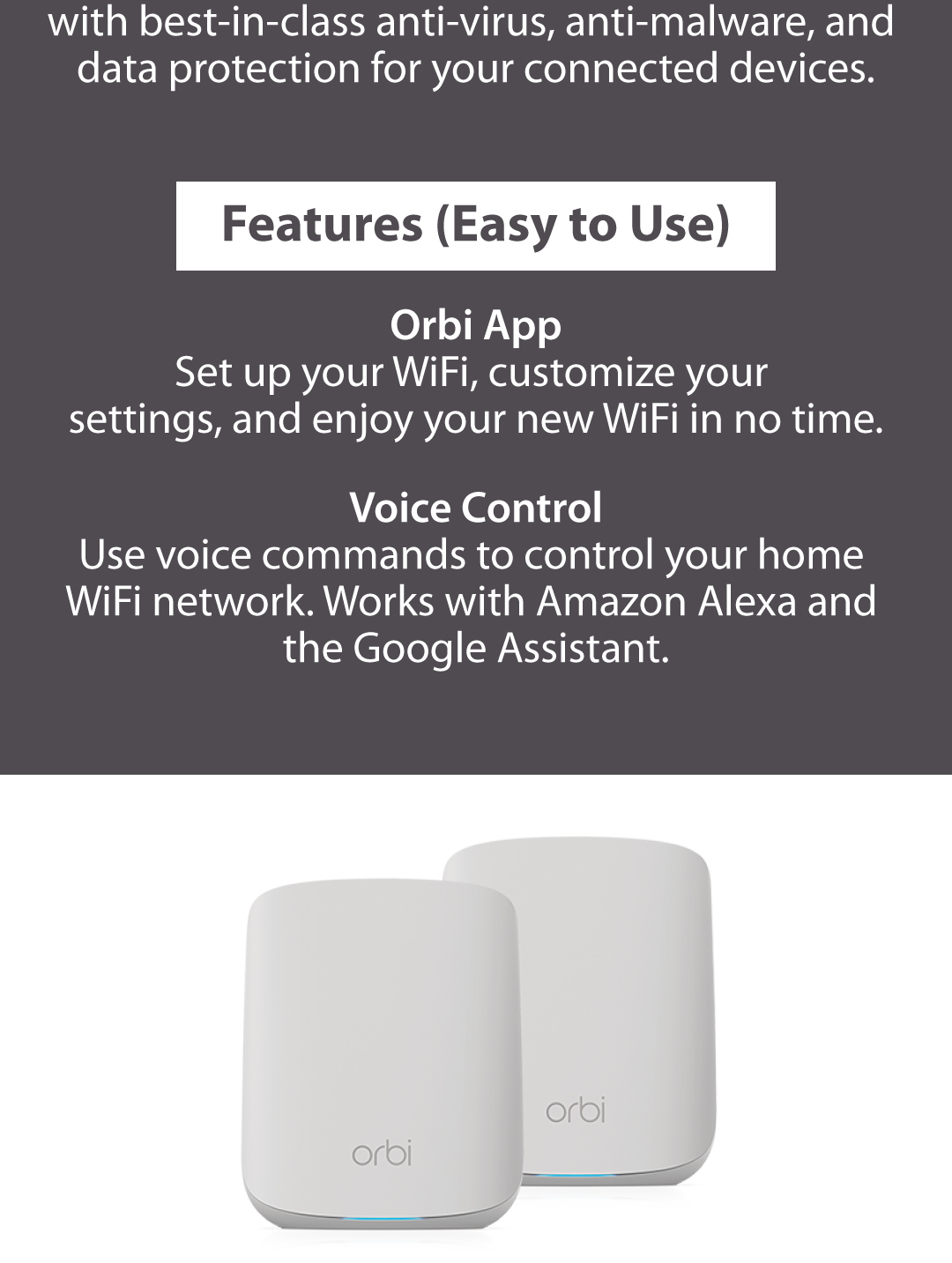 Wifi Mesh Netgear Orbi RBR350 AX1800 Mbps WiFi 6 Dual-band Router Price In Wifi 7 Mesh