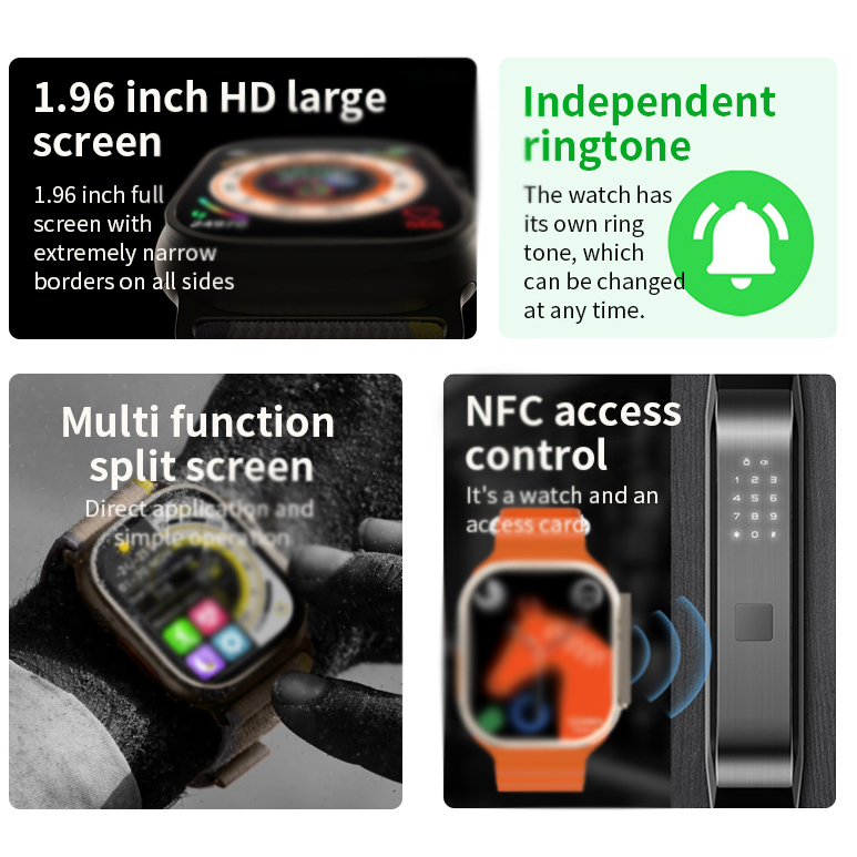 S8 ultra max Smart Watch NFC Waterproof Ultra Series 8 sports watch ...