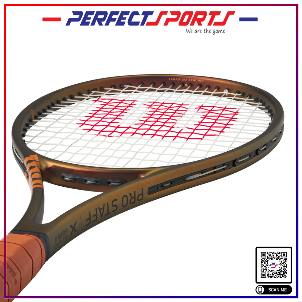 [Free String + Grip] Wilson Pro Staff X V14 Tennis Racket 315G Grip 2 ...