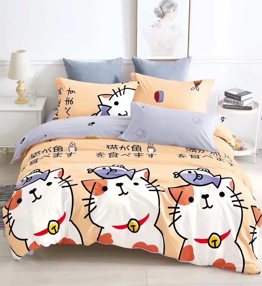 Single & Super single Fitted Bedsheet set 800TC with Bolster & Pillow case Shopee Malaysia