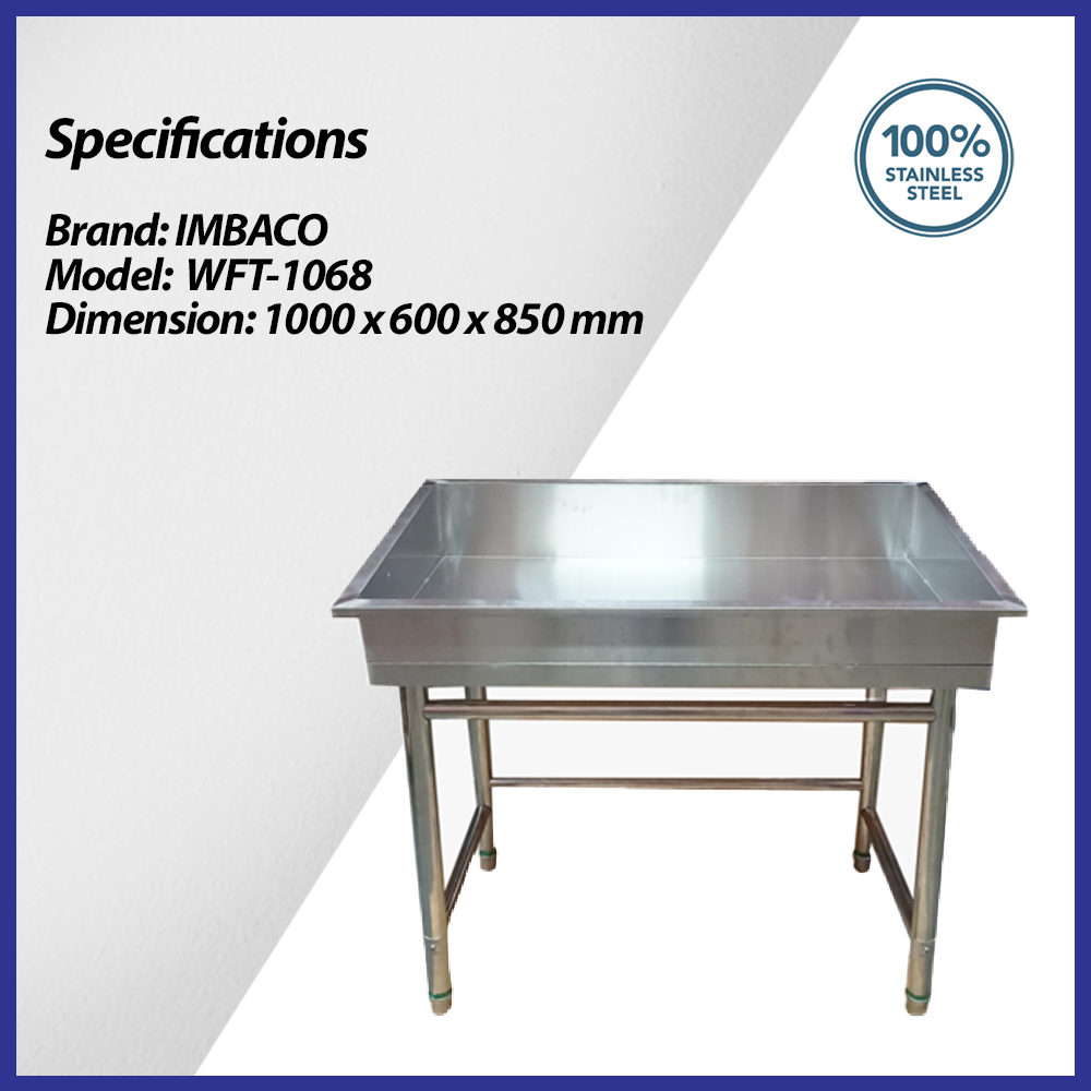 Imbaco Stainless Steel Fish Vegetable Food Display Table | Fully ...
