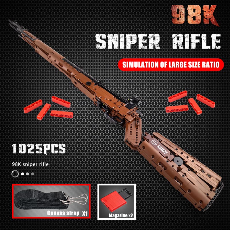 Mould King 14002S 14002 Military Weapon Mauser 98K Sniper Rifle ...