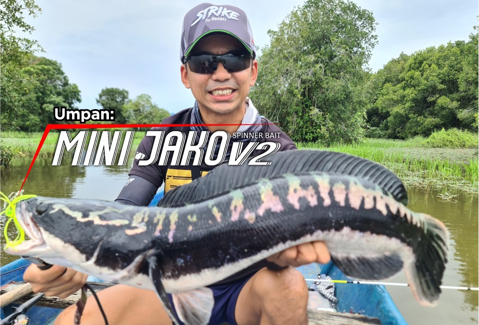 EXP MINI JAKO V2 Spinner Bait Snakehead Fishing Lure Soft Frog Jump ...