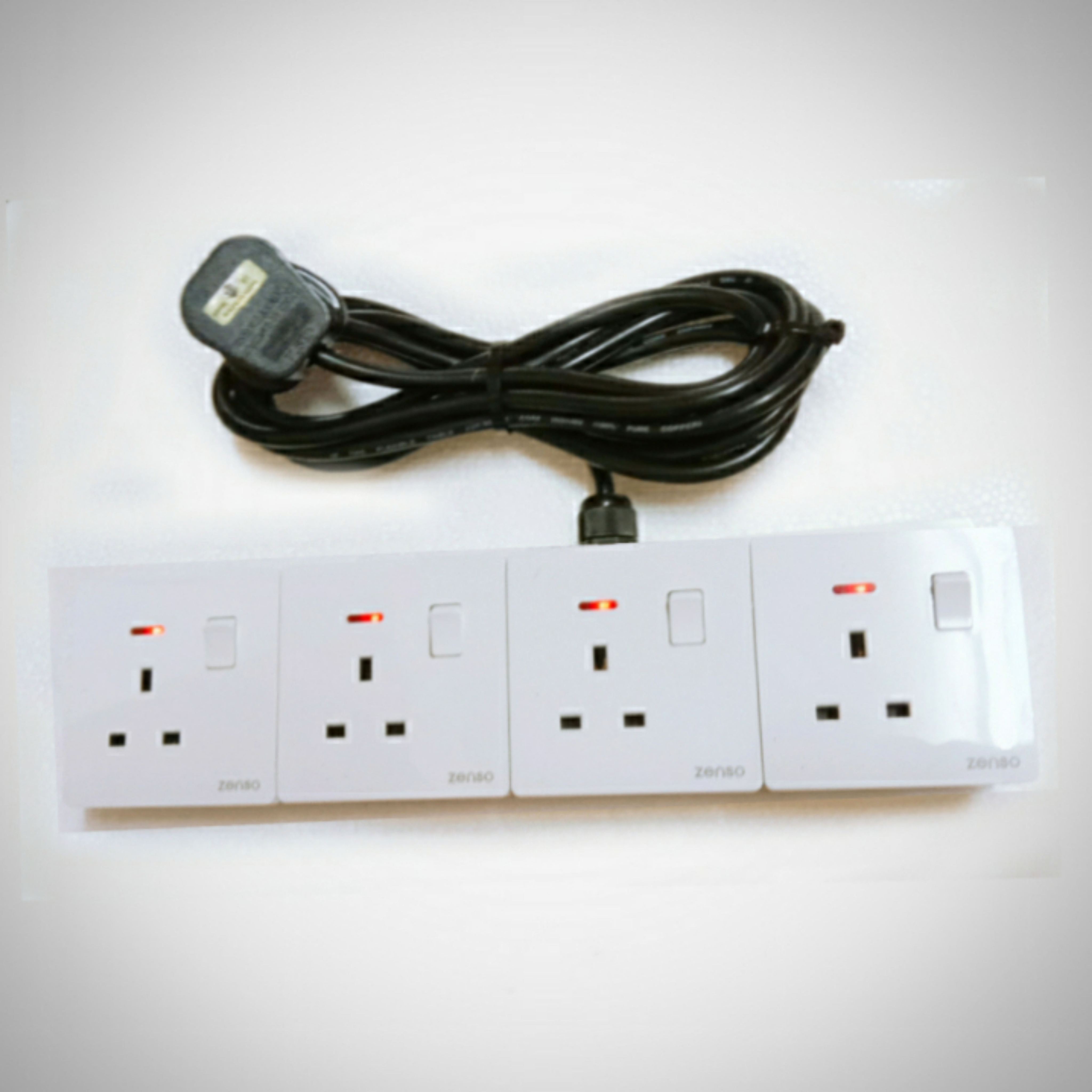 Sirim Approved High Quality Heavy Duty 2/3/4 Gang Extension Plug Wire ...