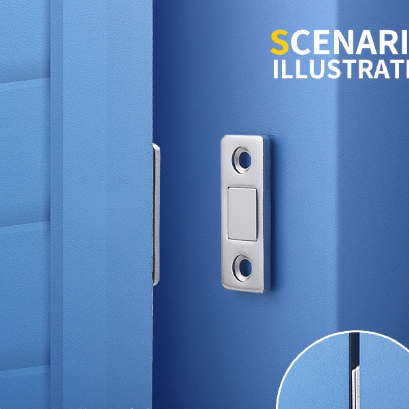 CMALL 2pcs/Set Catches Door Stops Hidden Door Closer With Screw For