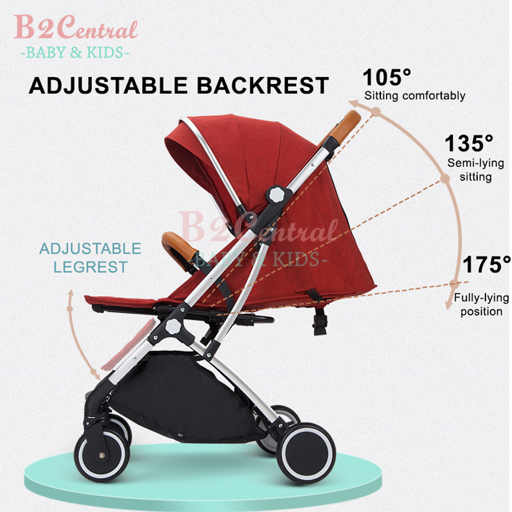 Cabin Size Baby Stroller Lightweight Foldable Compact Stroller Bayi ...