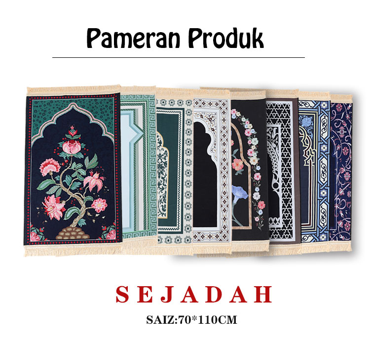 🎁Sejadah Lembut murah Sajadah plain Prayer rug prayer mat masjid surau ...