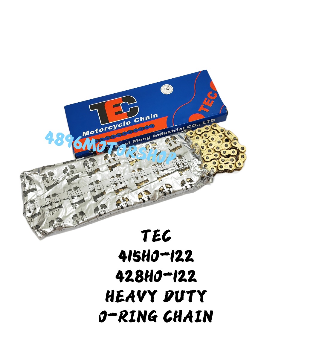 TEC HEAVY DUTY O-RING GOLD CHAIN SPROCKET 415HO-122L 428HO-122L 415-122 ...