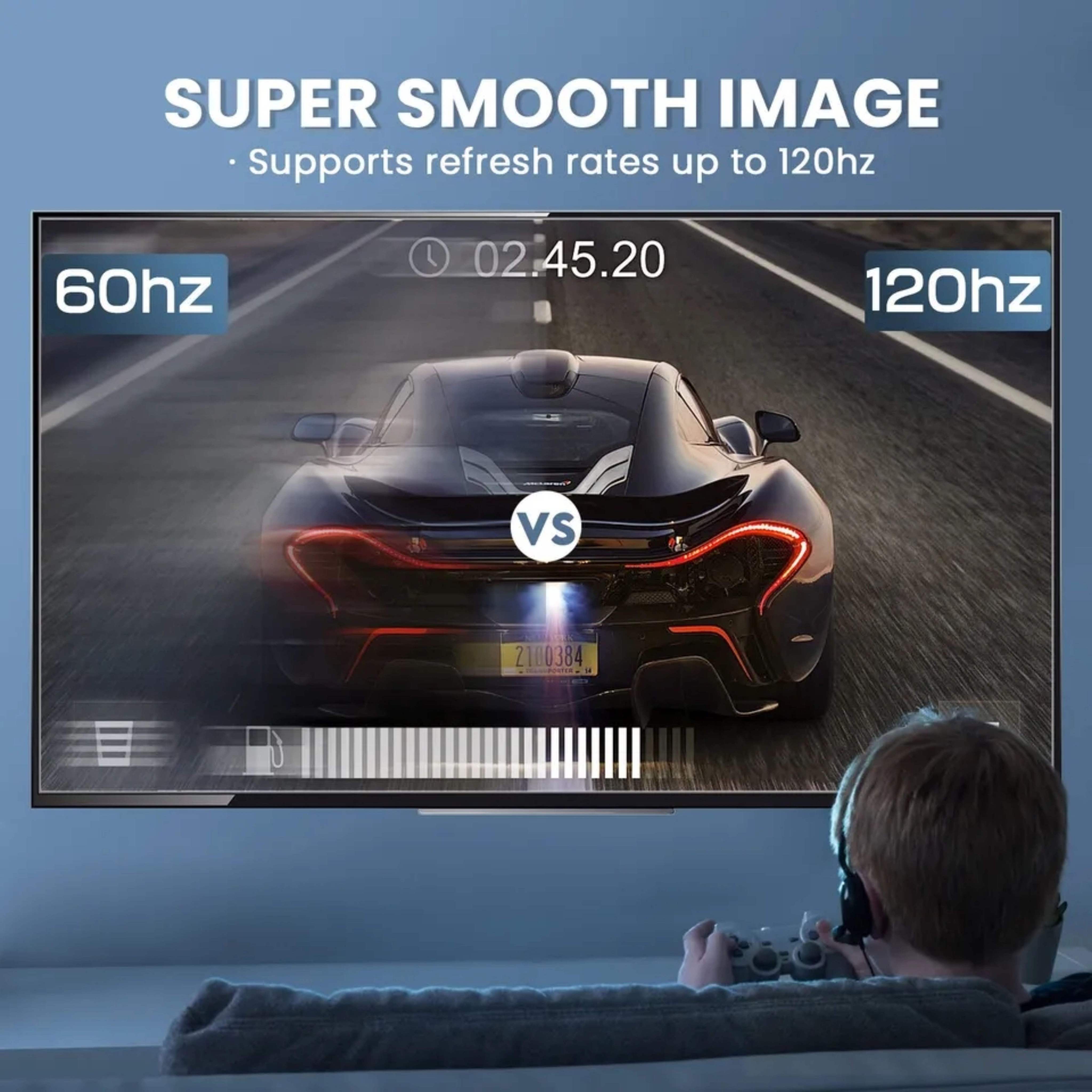 SoundWay 2.1 8K HDMI Cable 4K120Hz 48Gbps eARC Soundbar Gaming 144Hz ...