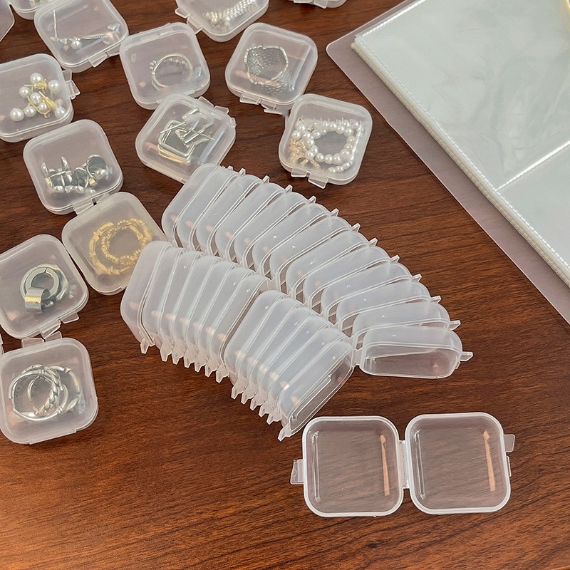 Mini Transparent Small Square Box 1pcs | Shopee Malaysia