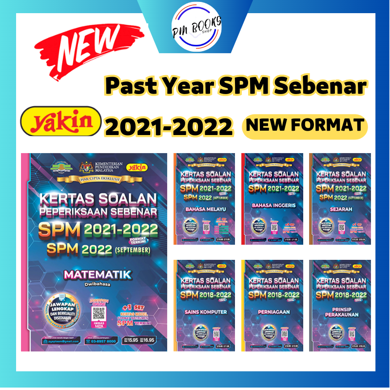 [PMBOOK] YAKIN Past Year SPM Sebenar 2021-2022 Kertas Soalan ...