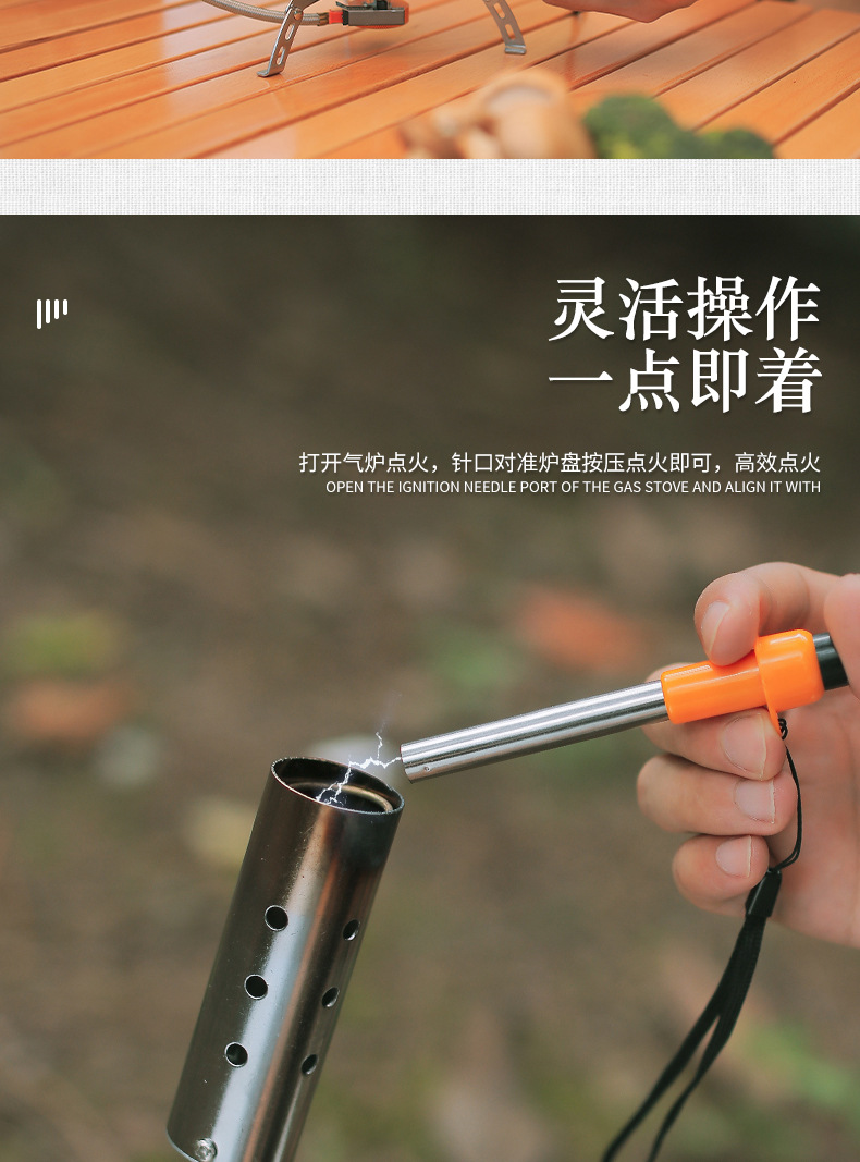 Portable Electronic Ignitor Outdoor Camping Gas Stove Lighter Spark ...