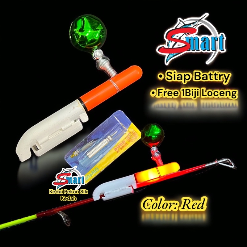 Lampu Pancing Waterproof Electronic fishing rod light CR425 Battery ...